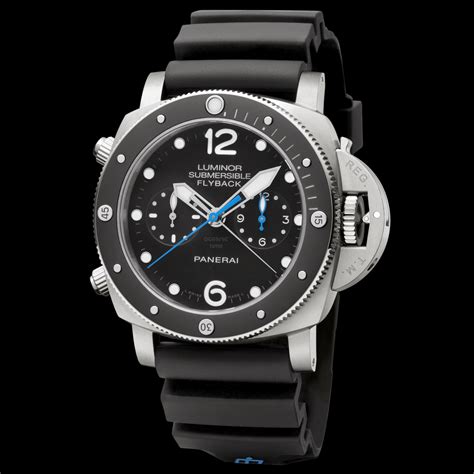 panerai luminor submersible flyback replica|panerai watches luminor submersible.